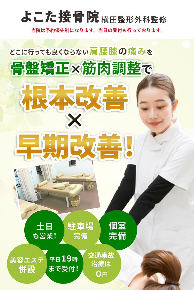 根本改善×早期改善