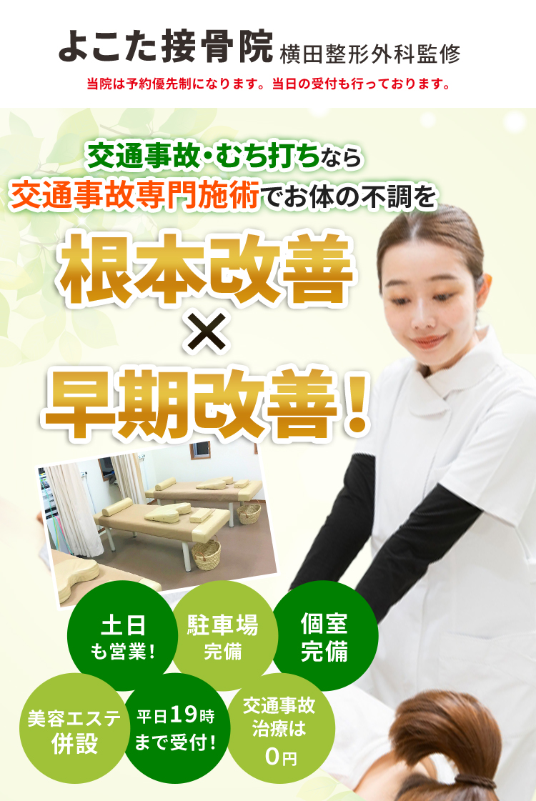 根本改善×早期改善